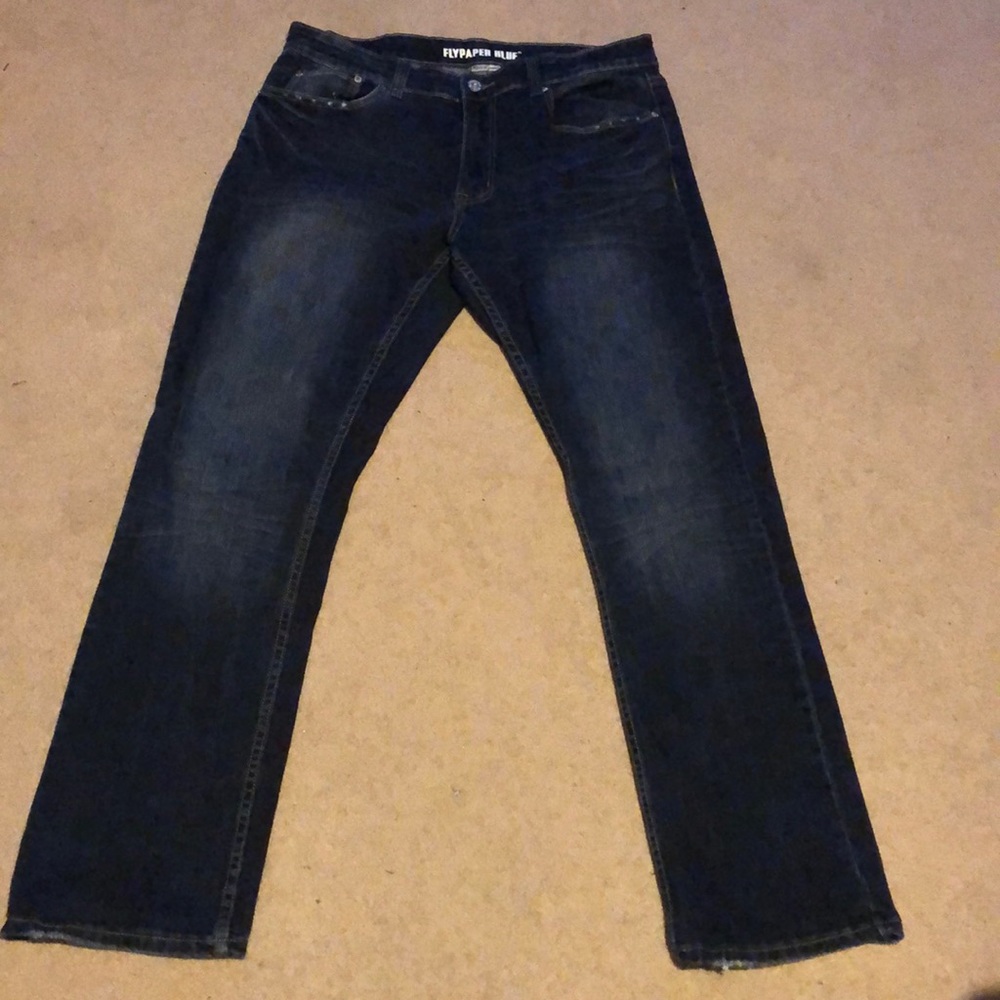 Men’s Flypaper Blue Straight Jeans